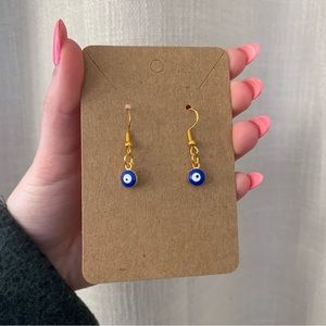 Handmade Evil Eye earrings